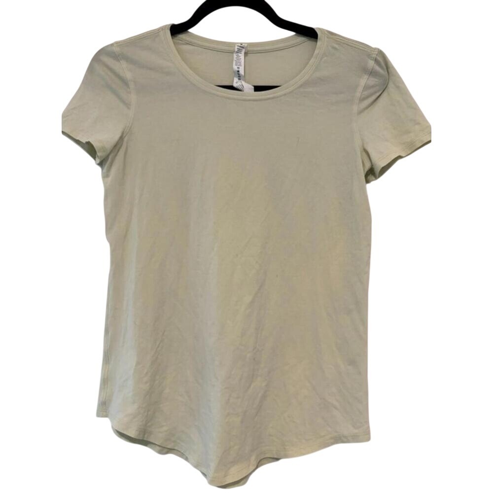 Womens sz 2 Lululemon light green t shirt #521